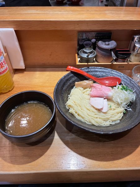 「塩つけ麺」@焼きあご塩らー麺 たかはし 上野店の写真