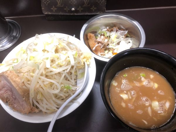 「つけ麺+すき焼き」@ラーメン一心の写真