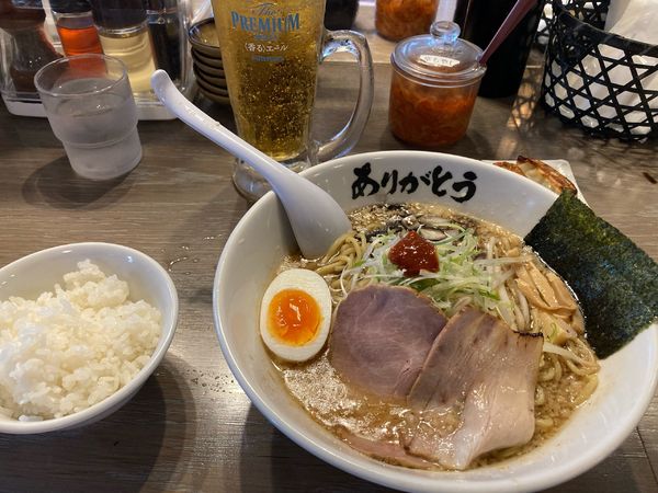 「のがほ濃＋ランチ餃子　930円+100円」@野方ホープ 中目黒店の写真
