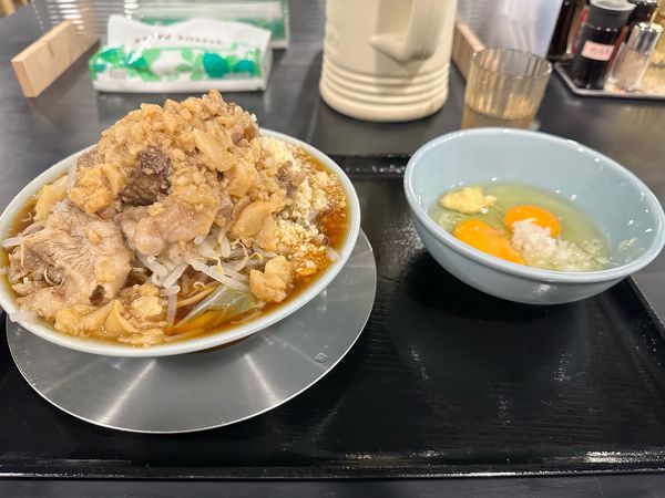 「豚ラーメン+すき焼きのアレ」@豚ラーメン守武の写真