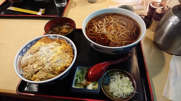 「カツ丼セット」@そば処 味奈登庵 本店の写真