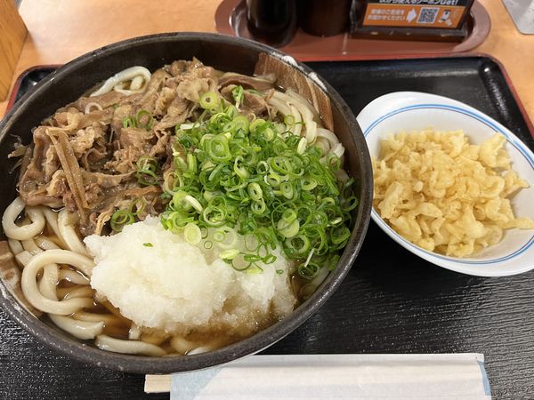 「肉ぶっかけ(大、温)」@桃山亭 観音寺本店の写真