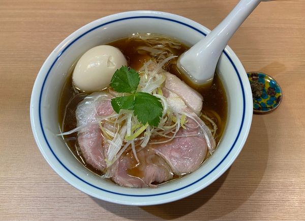 「特製牛貝清湯そば（醤油）」@中華そば 仙道の写真