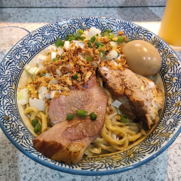 「限定 豚クサボナーラ､味玉」@破壊的イノベーションの写真