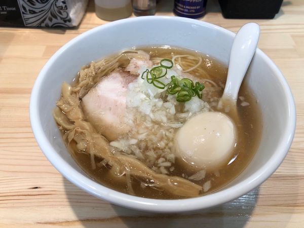「煮干しラーメン (味玉サービス)」@中華そば いしずゑの写真