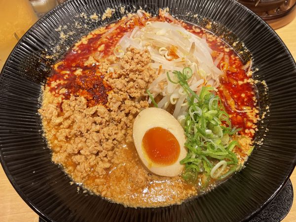 「ゴロゴロそぼろの濃厚担々麺」@五穀みそらーめん 味噌之介 根岸駅前店の写真