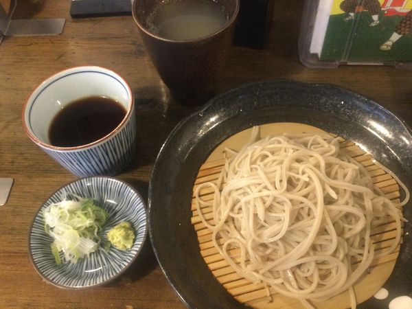 「十割そば　小盛セット（￥880）」@そば酒房 福島の写真