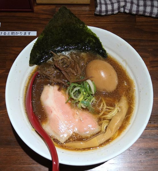 「牛骨しょうゆらーめん＋くん玉」@麺場らせん -RASEN-の写真