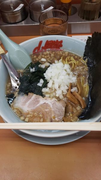 「【限定】プレミアム醤油豚骨ラーメン」@ラーメン山岡家 さいたま宮前店の写真