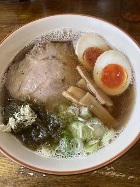 「厳選七種の煮干しそば　正油　味玉」@中華そば GO.TO.KU ～仁～の写真