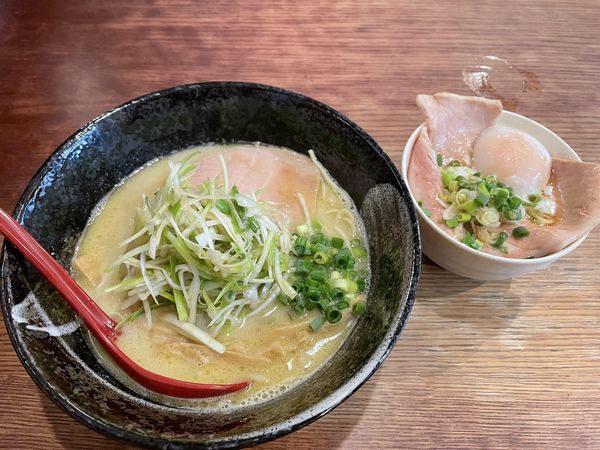 「ネギチャーシューとりそば(塩)」@麺堂 稲葉の写真