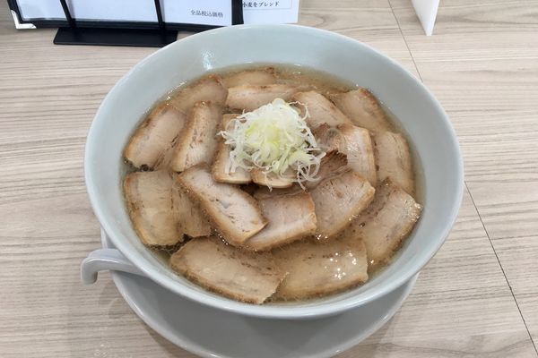 「会津山塩チャーシュー麺(並)　1,100円」@うえんで 喜多方店の写真