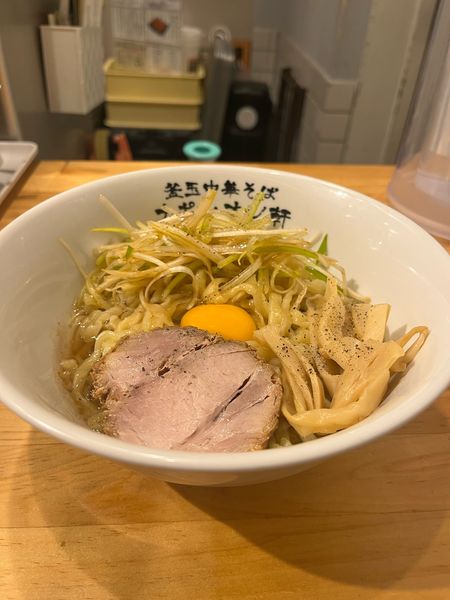 「釜玉中華そばリッチ」@釜玉中華そば ナポレオン軒の写真