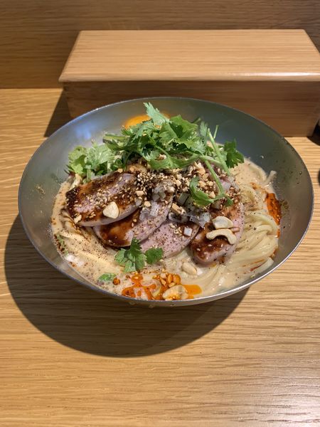 「冷やし豆乳坦々麺」@中華そば 二階堂の写真