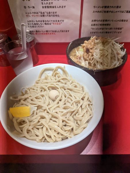 「つけ麺　豚1枚」@麺屋HEROの写真