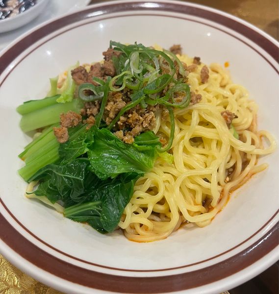 「ミニ汁無し坦々麺」@川菜館の写真