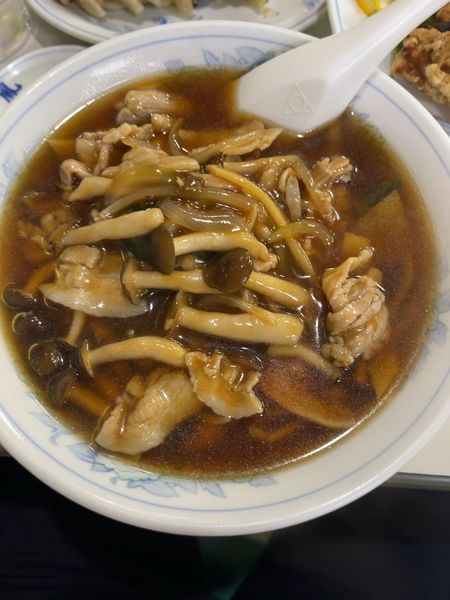 「しめじラーメン」@中華料理 天鳳の写真