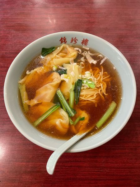 「ワンタン麺(780円)」@錦珍楼の写真