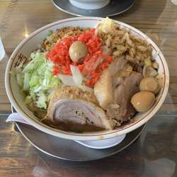 ラーメンネギ汁なしの具