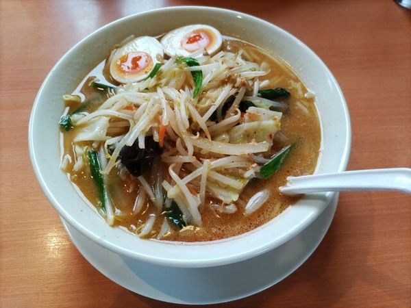 「味玉味噌野菜たんめん」@幸楽苑 鹿嶋宮中店の写真