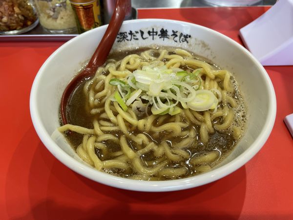 「深だしかけ中華そば」@駅ラーメン 深だし中華そばの写真