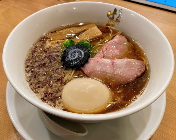 「のどぐろそば＋味玉(クーポンにて無料)」@らぁ麺 はやし田 松戸主水店の写真