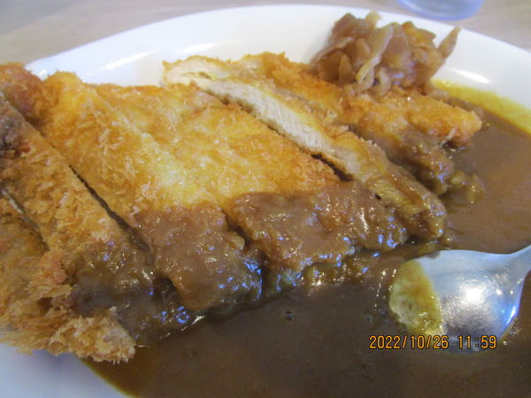 「ロースカツカレー 550円」@カレー屋 花一の写真