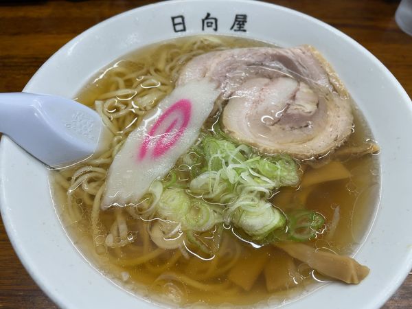 「らーめん」@青竹手打ちラーメン 日向屋の写真