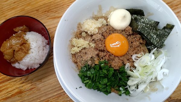 「【限定】台湾まぜそば　小　（930円税込）」@ラーメン赤沼の写真