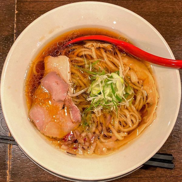 「鬼北雉の中華そば ¥800」@立ち呑み居酒屋 金町製麺の写真