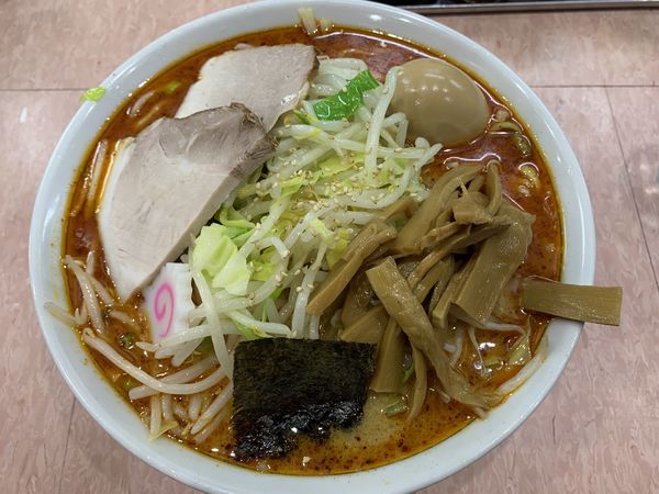 「中華そば（並）　坦々&野菜」@所沢大勝軒の写真