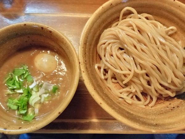 「ベジポタ味玉入つけ麺（胚芽麺）」@ベジポタつけ麺 えん寺の写真