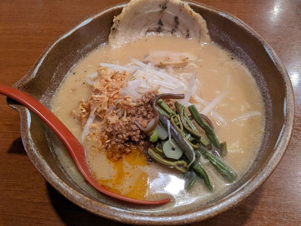 「信州味噌らーめん 炙りチャーシュー」@蔵出し味噌 麺場壱歩 入間店の写真