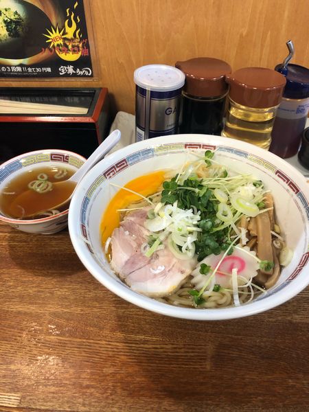 「油そば　中盛　800円」@宝華らぁめんの写真