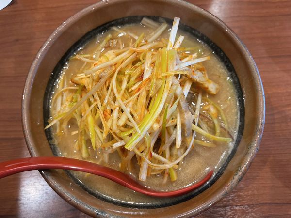 「北海道味噌肉ネギらーめん　麺硬め」@蔵出し味噌 麺場壱歩 入間店の写真