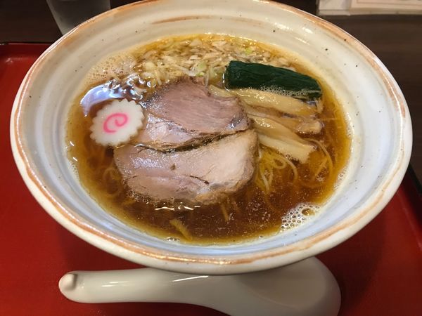 「醤油ラーメン＋和え玉（煮干し粉）」@麺屋むどうの写真