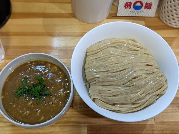 「カレーつけ麺激辛大盛」@らーめん 桐麺 本店の写真
