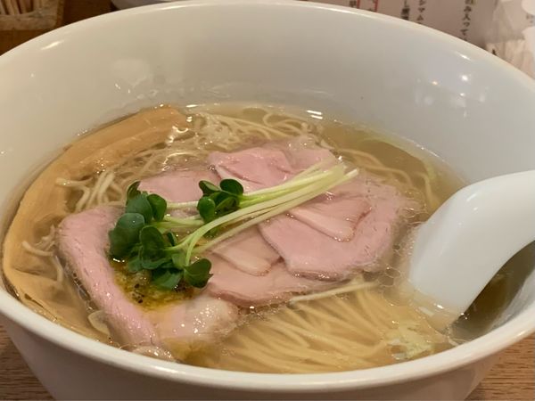 「牛貝清湯 塩中華そば 900円」@中華そば 流川の写真