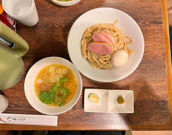 「【サイレント限定】鴨つけ麺 塩ver」@麺屋 真心の写真