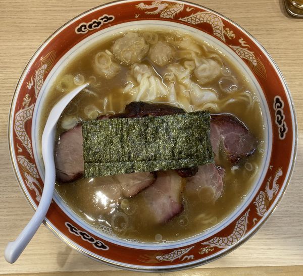 「チャーシューワンタン麺 1500円」@支那ソバ すずきの写真