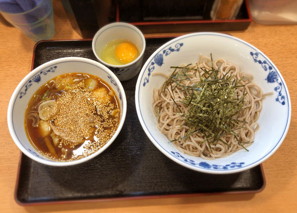 「鶏蕎麦つけ麺(780円)」@越後そば 立石店の写真