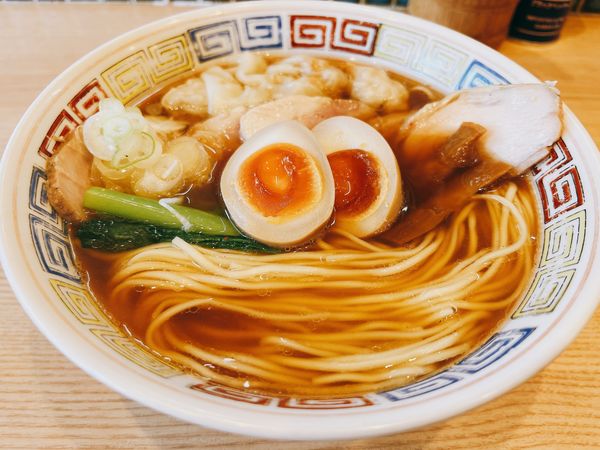 「特製中華そば」@ほっこり中華そば もつけの写真