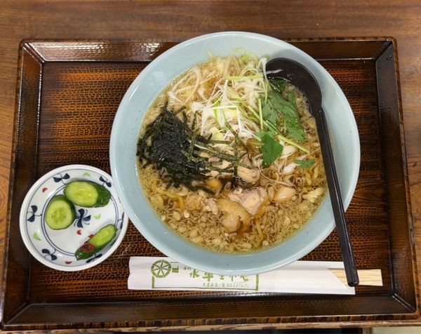 「元祖鳥中華」@手打ち 水車生そばの写真