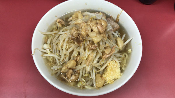 「少なめ　豚2枚　￥800」@ラーメン二郎 小岩店の写真