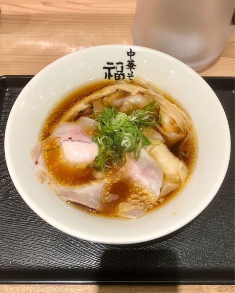 「雲呑麺(1030)」@極上中華そば 福味 東京駅KITTE店の写真