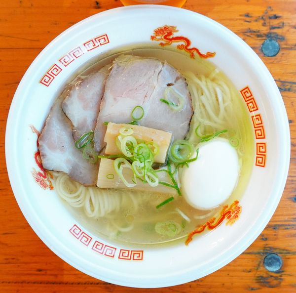 「【寿製麺 よしかわ】名古屋コーチンの極上炙り肉中華そば 塩＋」@大つけ麺博 2022の写真