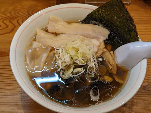 「限定　きたかた貝出汁中華」@別邸三く 中華蕎麦 萃の写真