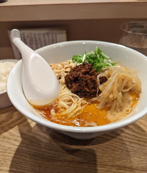 「担々麺P+ご飯特盛+担々麺大盛」@担々麺 かんだ橋の写真