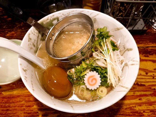 「追い鶏節らーめん 塩」@G麺7の写真