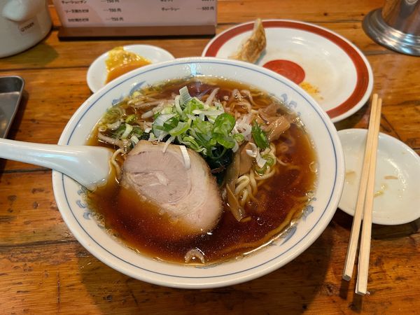 「醤油ラーメン550円」@名代亀戸ぎょうざ 大島店の写真